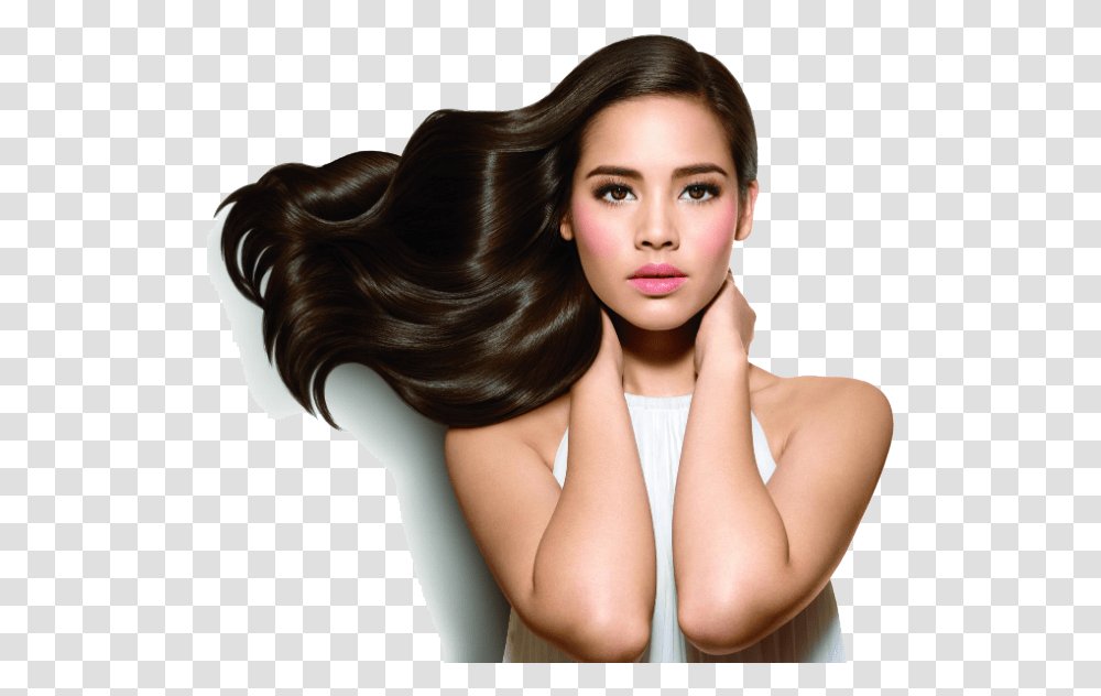Download Hair Growth Background Women And Women Long Hair, Face, Person, Human, Female Transparent Png