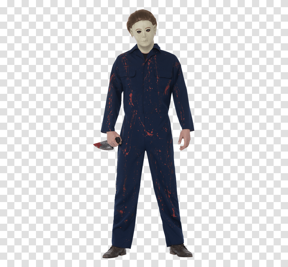 Download Halloween Michael Myers H20 Halloween H20 Costume, Clothing, Suit, Overcoat, Person Transparent Png