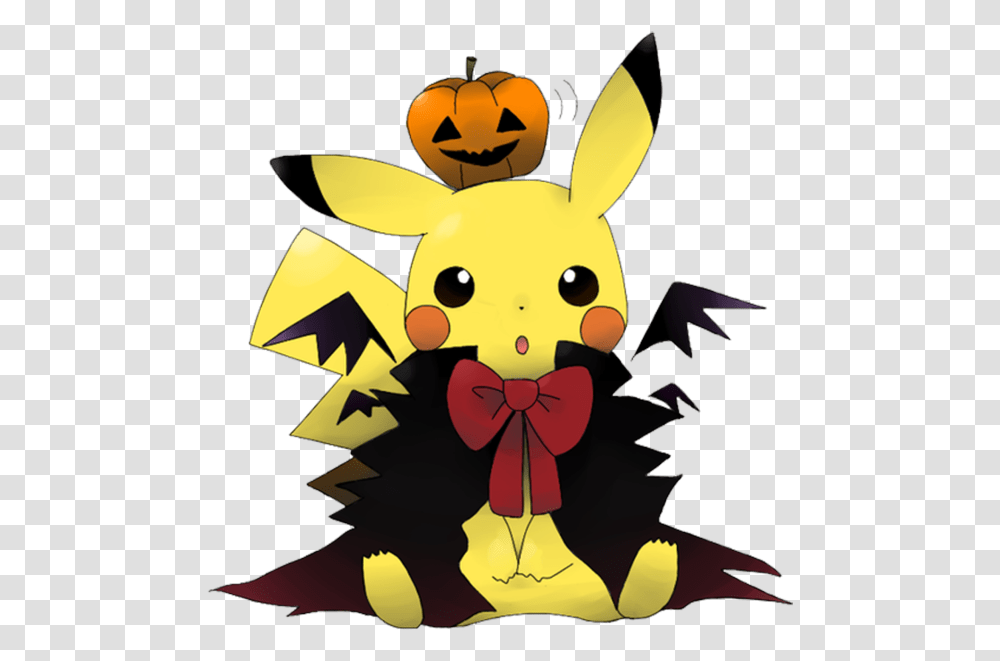 Download Halloween Pikachu Halloween Pikachu, Plant, Graphics, Art, Fruit Transparent Png