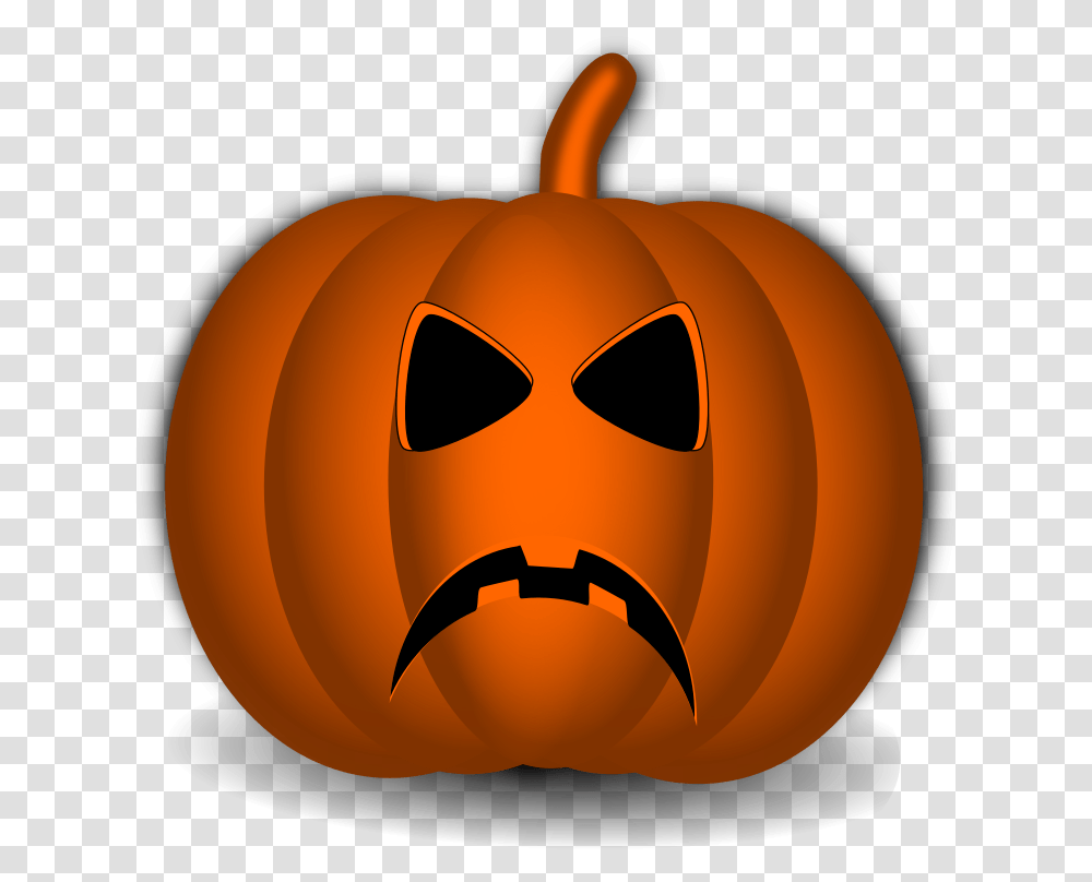 Download Halloween Pumpkin Clipart Happy Pumpkin Clip Art, Vegetable, Plant, Food Transparent Png