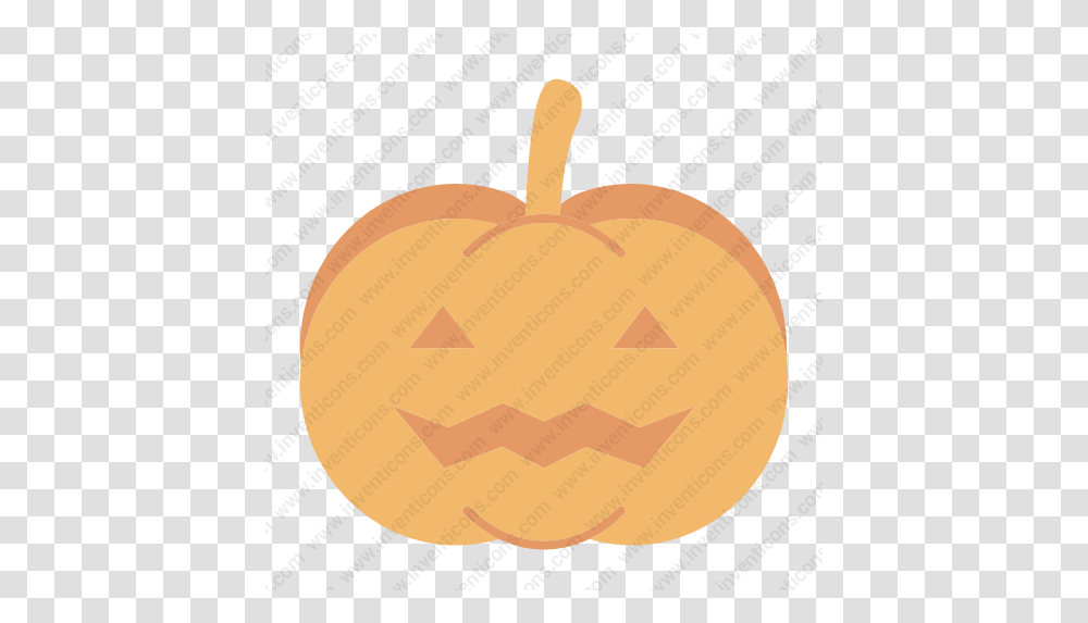 Download Halloween Pumpkin Vector Icon Inventicons Illustration, Plant, Fruit, Food, Vegetable Transparent Png