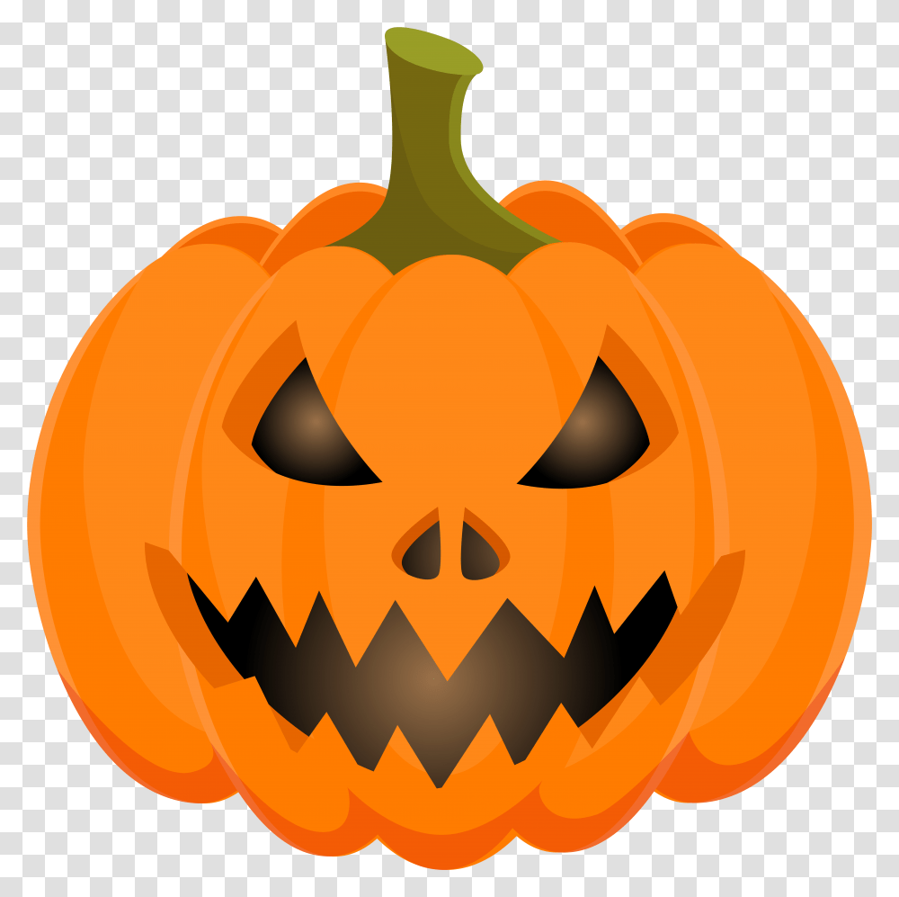 Download Halloween Scary Pumpkin Portable Network Graphics, Plant, Vegetable, Food Transparent Png
