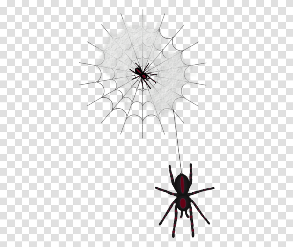 Download Halloween Web With Spiders Images Background Clip Art, Spider Web, Ceiling Fan, Appliance Transparent Png