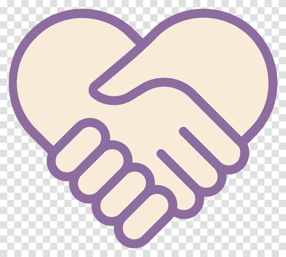 Download Handshake Heart Icon Hand Shake Icon Image Commitment Logo, Dynamite, Bomb, Weapon, Weaponry Transparent Png