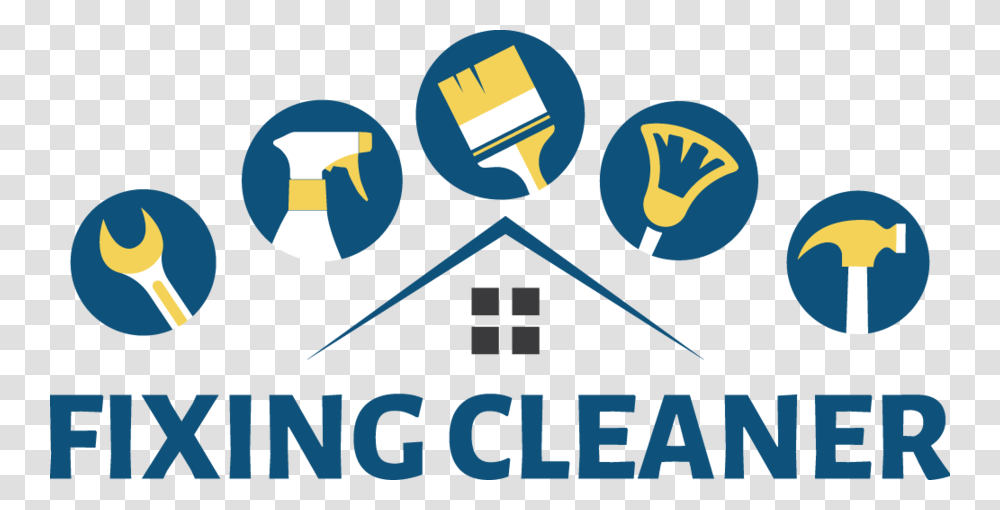 Download Handyman Cleaning Logo Clipart Logo Commercial Cleaning, Light, Poster, Advertisement Transparent Png