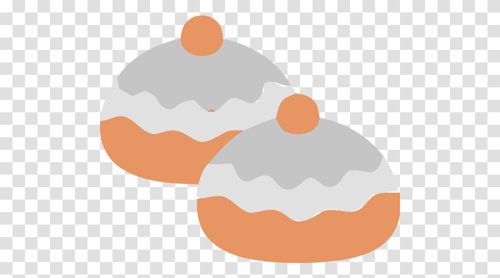 Download Hanukkah Orange Cartoon Cloud For Happy Fireworks Cupcake, Sweets, Food, Confectionery, Egg Transparent Png