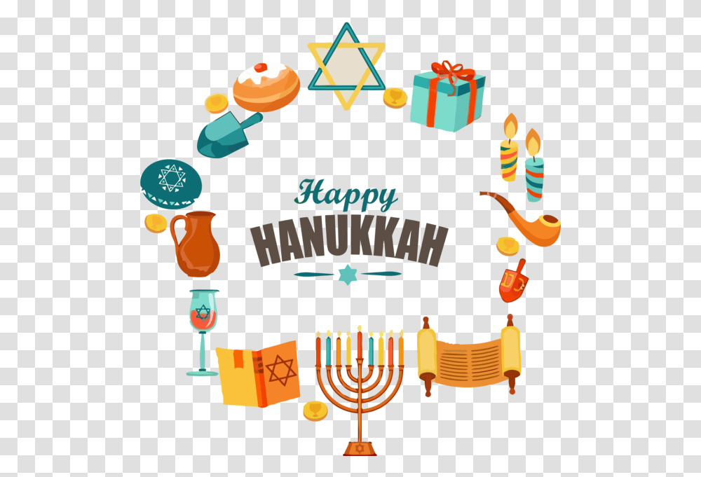 Download Hanukkah Orange Celebrating Sharing For Happy Happy, Text, Symbol, Star Symbol, Leisure Activities Transparent Png
