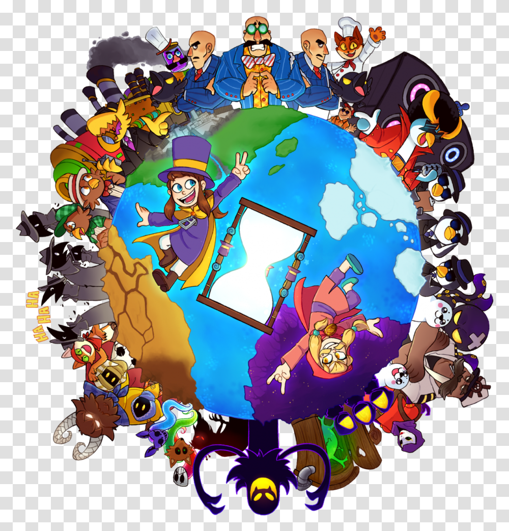 Download Happy 1st Anniversary To A Hat In Time I Love This Hat In Time All Characters, Graphics, Art, Astronomy, Person Transparent Png