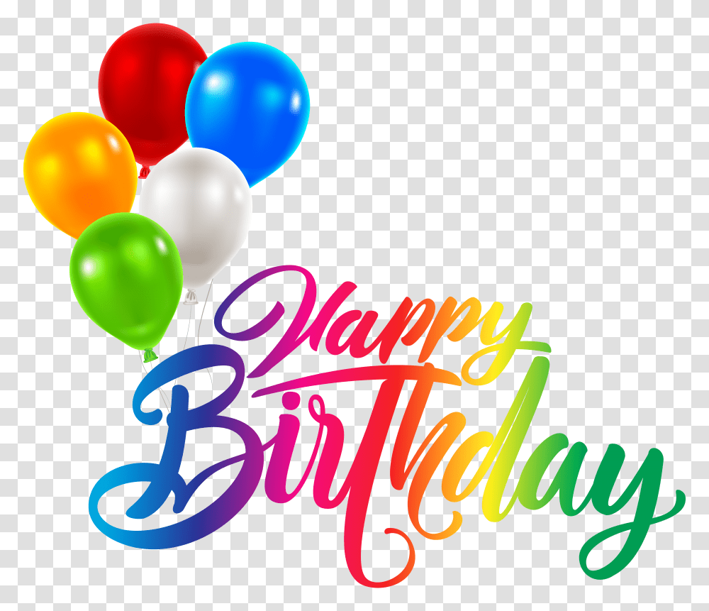 Download Happy Birthday, Balloon Transparent Png