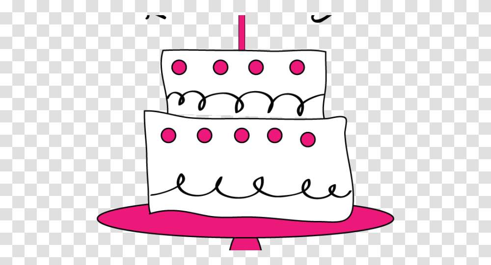 Download Happy Birthday Clipart Girly Cute Birthday Cake Clipart, Texture, Polka Dot, Dessert, Food Transparent Png