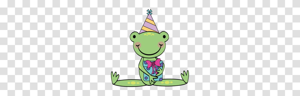 Download Happy Birthday Frog Clipart Frog Birthday Clip Art, Apparel, Party Hat Transparent Png