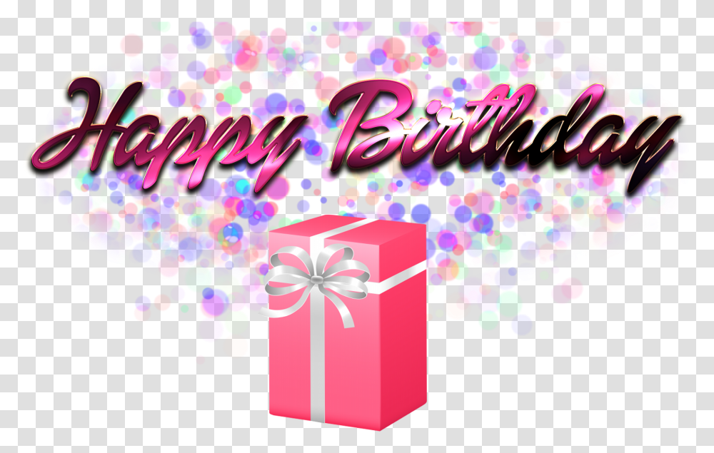 Download Happy Birthday Hd Pics Gift Wrapping, Graphics, Art, Paper, Light Transparent Png