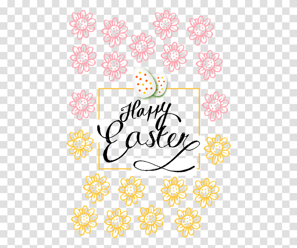 Download Happy Easter Clipart Easter Hd Download Easter, Label, Text, Pattern, Rug Transparent Png