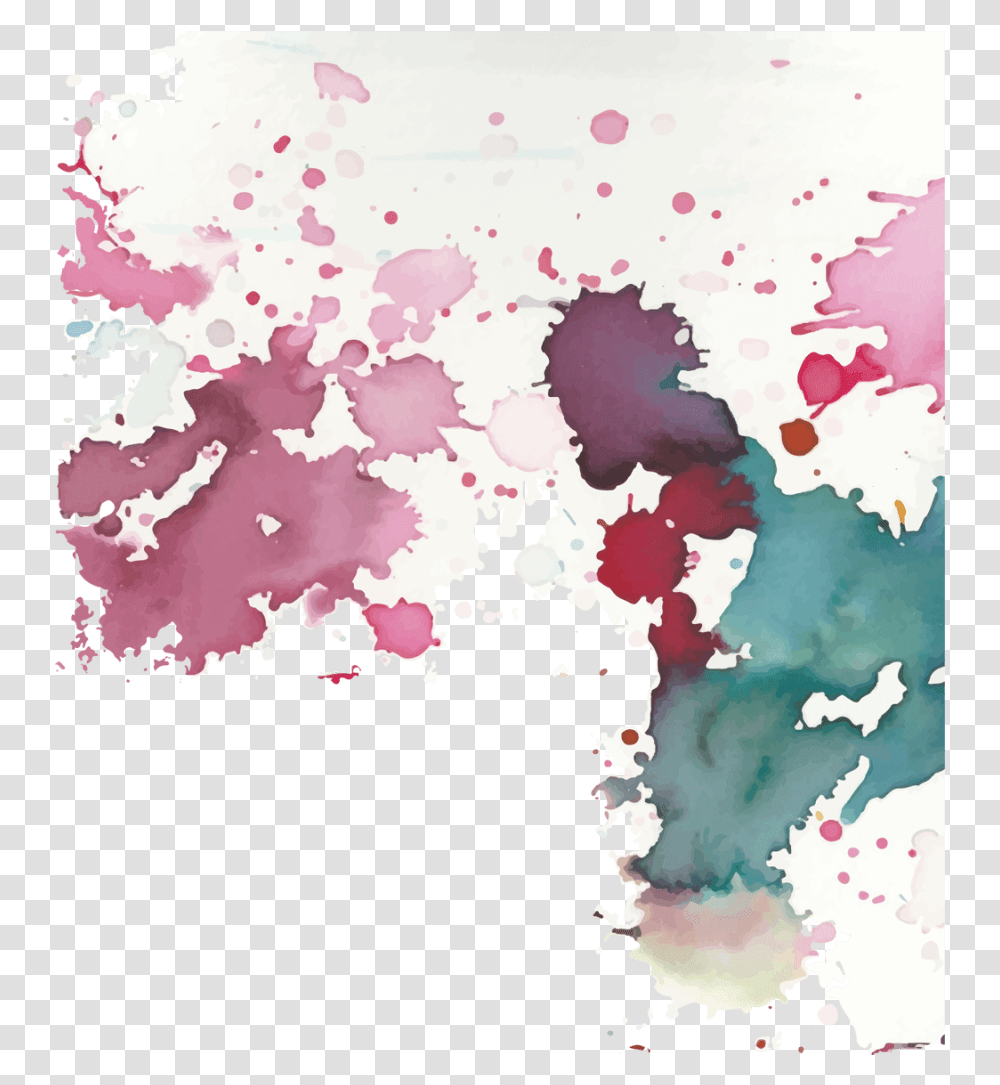 Download Happy Holi Images Watercolor Painting Full Water Colour Paint Splotches, Map, Diagram, Graphics, Art Transparent Png
