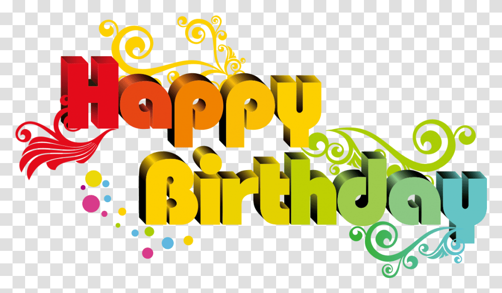 Download Happy Holidays Happy Birthday Text Images, Alphabet, Graphics, Art, Bazaar Transparent Png