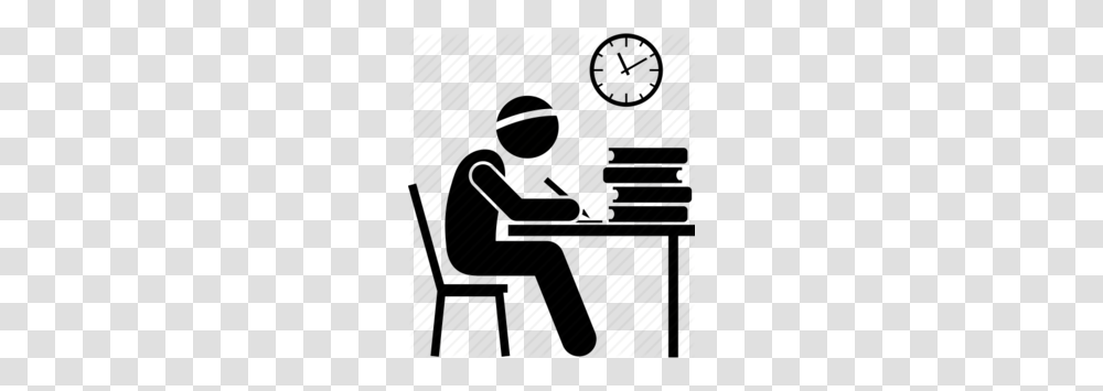Download Hardworking Icon Clipart Computer Icons Clip Art, Clock Tower, Piano, Silhouette Transparent Png