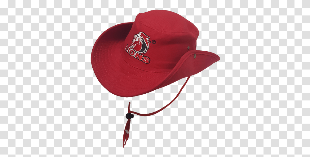 Download Hat Lions Safari Red Baseball Cap Image With Baseball Cap, Clothing, Apparel, Sun Hat, Cowboy Hat Transparent Png