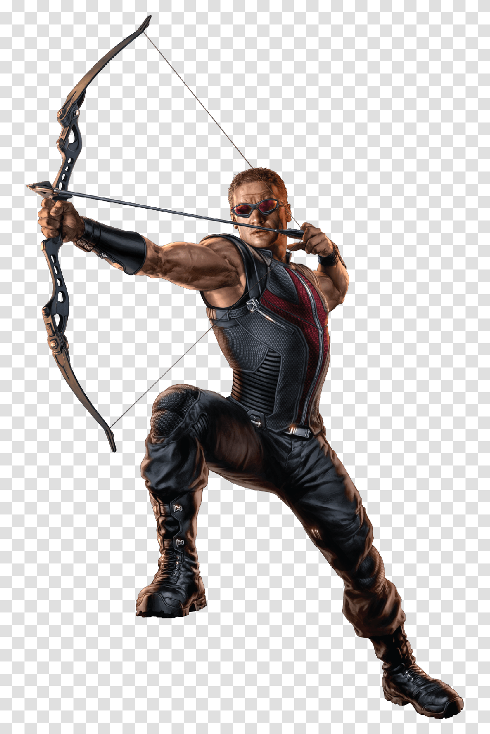 Download Hawkeye, Bow, Person, Human, Sunglasses Transparent Png