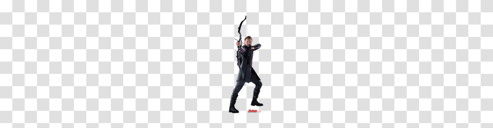 Download Hawkeye Free Photo Images And Clipart Freepngimg, Person, Leisure Activities, Weapon, Acrobatic Transparent Png