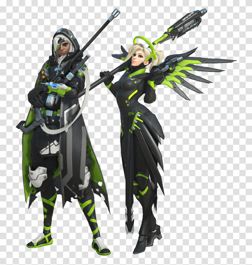 Download Hd 0 Replies Retweets 7 Likes Mercy Outlaws Houston Outlaws Mercy Skin, Costume, Helmet, Person, Performer Transparent Png