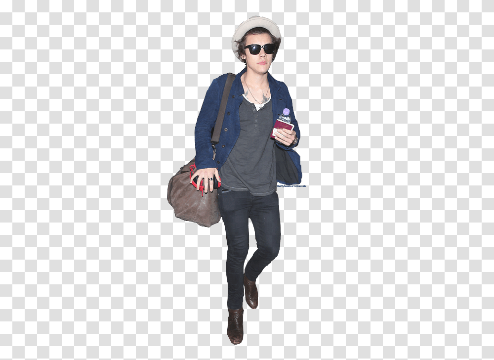 Download Hd 10 Celebrity Images Free Cutout People Cardboard Cutout Of Harry Styles, Clothing, Pants, Person, Sunglasses Transparent Png