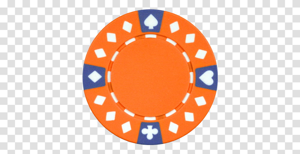Download Hd 1000 Orange Chip Diamond Suited Poker Chip Poker Chip Green, Gambling, Game, Clock Tower, Architecture Transparent Png