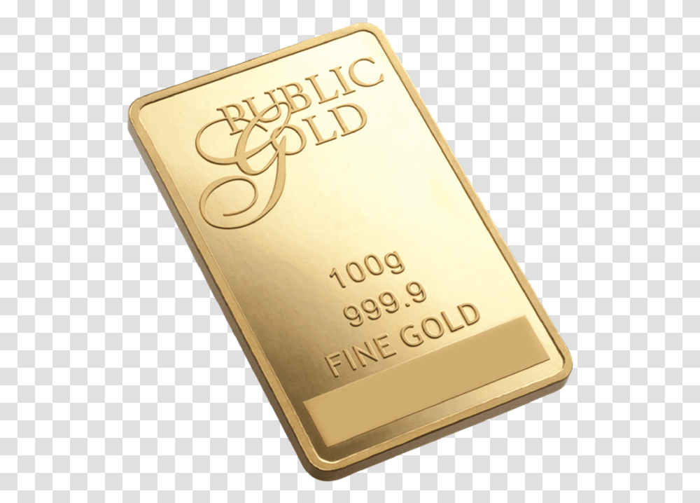 Download Hd 100g Public Gold 100g Gold Bar Solid, Mobile Phone, Electronics, Cell Phone, Text Transparent Png