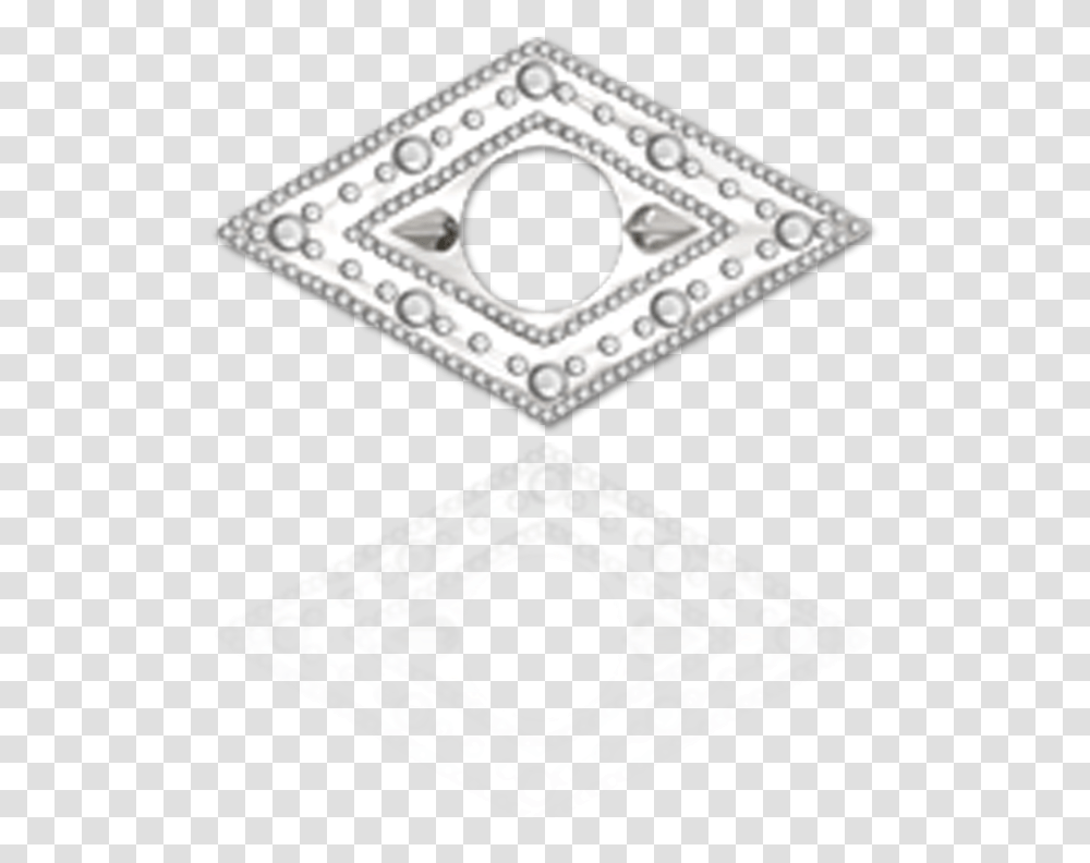 Download Hd 14k Diamond Shape Trim Silver Circle, Accessories, Accessory, Jewelry, Triangle Transparent Png