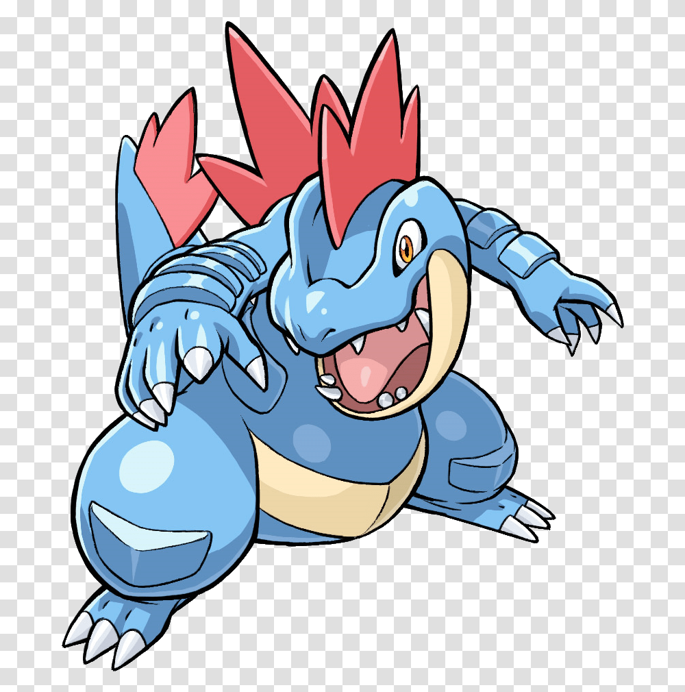 Download Hd 160feraligatr Pokemon Feraligatr, Dragon, Bowling Transparent Png