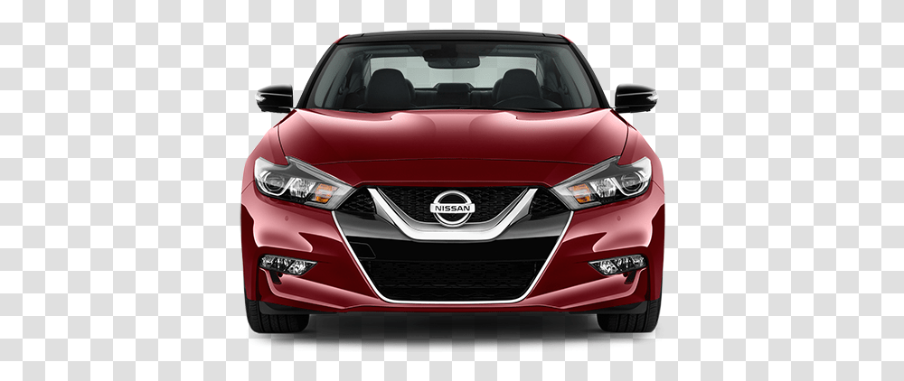 Download Hd 2016 Nissan Maxima Front View Charlottesville Nissan Car Front View, Vehicle, Transportation, Sedan, Windshield Transparent Png