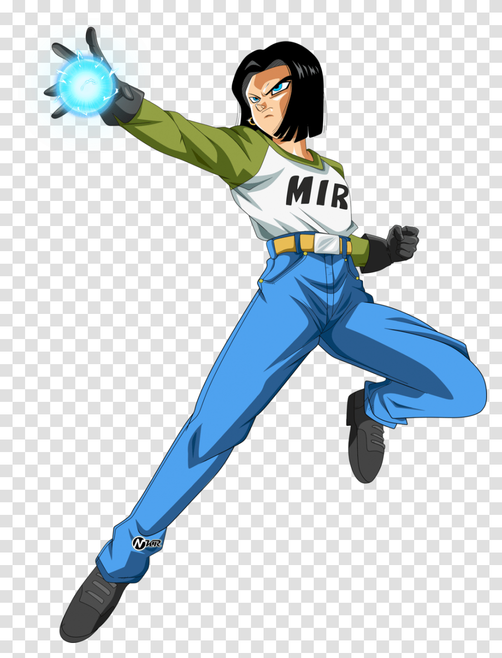 Download Hd 391kib 1024x1361 Android Android 17 Dragon Ball Super, Person, People, Clothing, Leisure Activities Transparent Png
