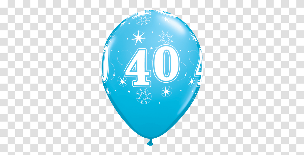 Download Hd 40th Birthday Balloon Latex Blue 6pk 50th Pink Colour Balloon For Birthday, Number, Symbol, Text, Logo Transparent Png