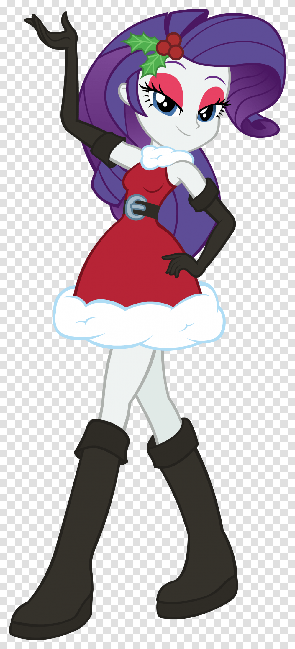 Download Hd A Christmas Rarity Doctor Rarity My Little Pony Christmas, Toy, Hand, Graphics, Art Transparent Png