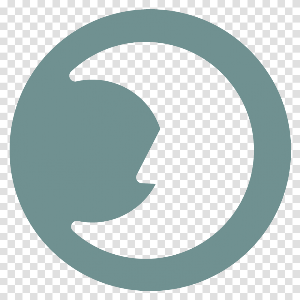 Download Hd Abc Logo Icon Moon Crescent, Text, Symbol, Number, Trademark Transparent Png