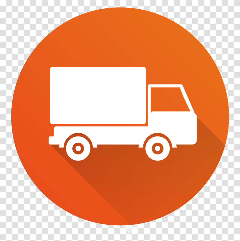 Download Hd Acorn Insurance Orange Van Icon Image Jolt Van Salesman Icon, Logo, Symbol, First Aid, Plant Transparent Png