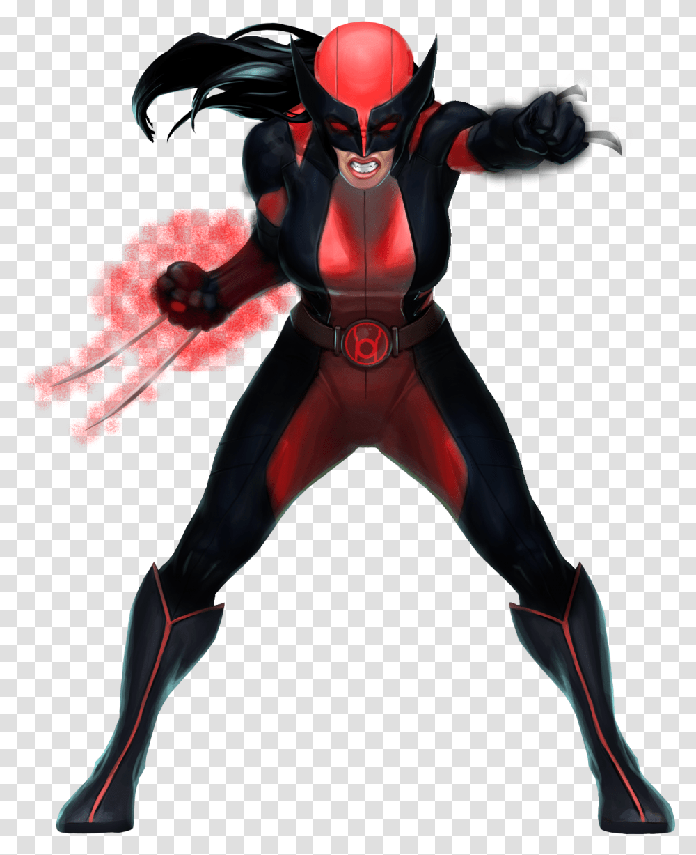 Download Hd All New Different Red Lantern Wolverine X X 23 Wolverine, Person, Human, Ninja, Costume Transparent Png