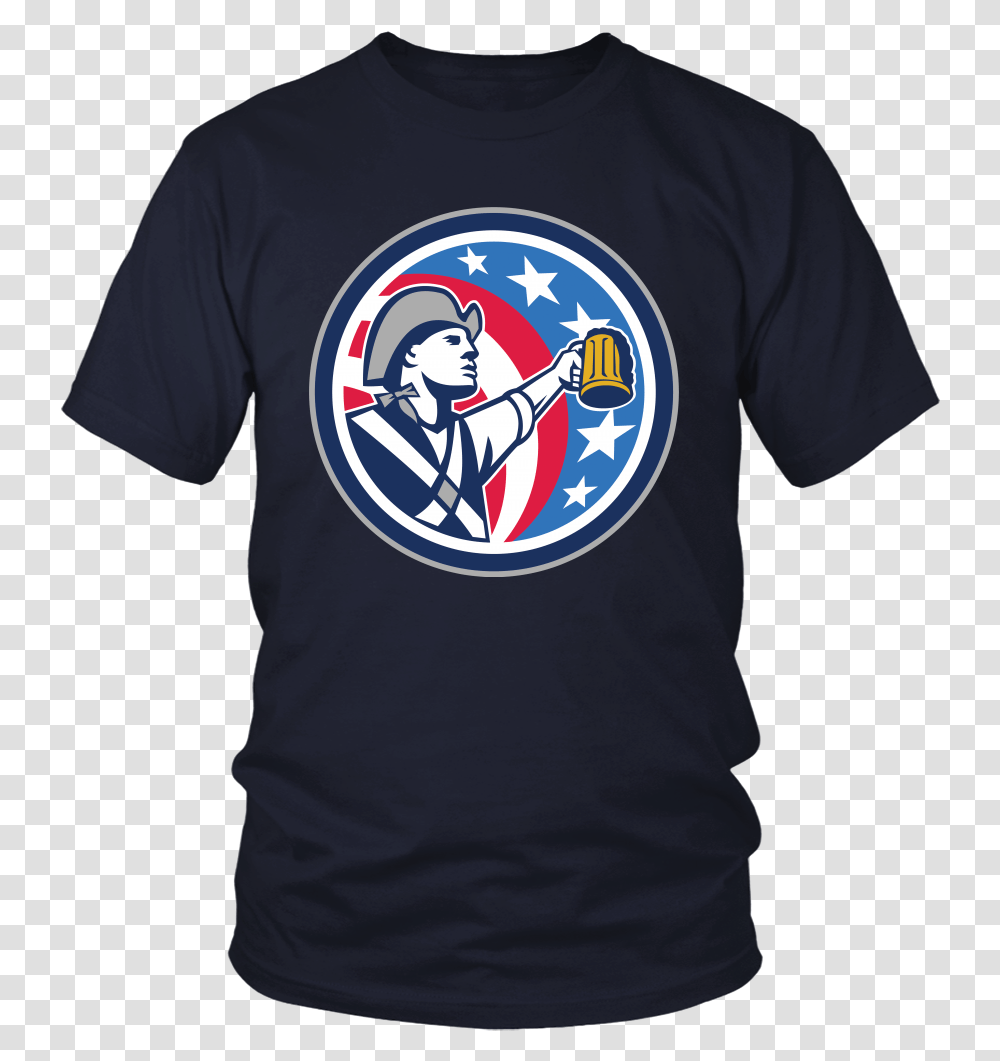 Download Hd American Patriot Craft Beer Mug Usa Flag Circle Anybody But Trump T Shirt, Clothing, Apparel, T-Shirt, Symbol Transparent Png
