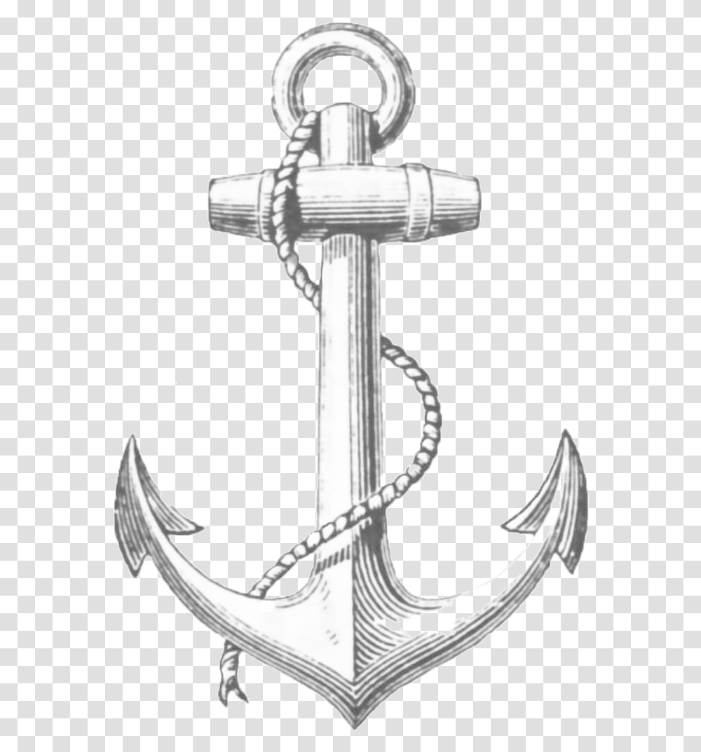 Download Hd Anchor Clip Anchor Tattoo, Hook, Cross, Symbol Transparent Png