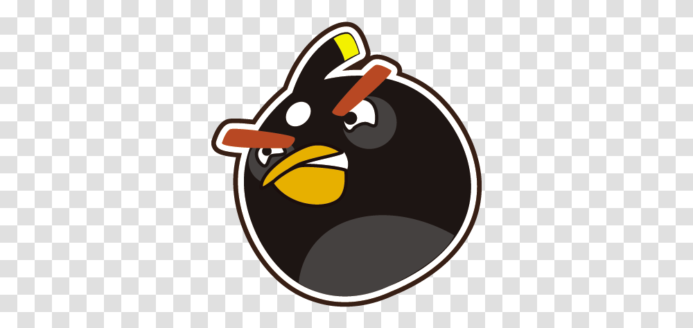 Download Hd Angry Bird Black Angry Birds Black Transparent Png