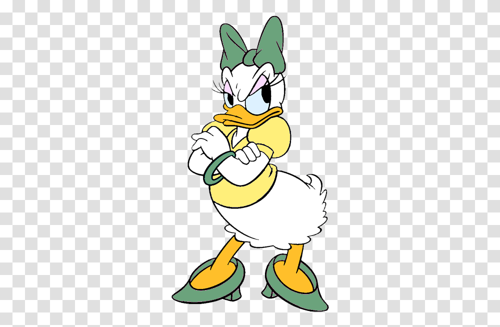 Download Hd Angry Duck Angry Daisy Duck Vector Face, Animal, Bird, Performer, Mascot Transparent Png