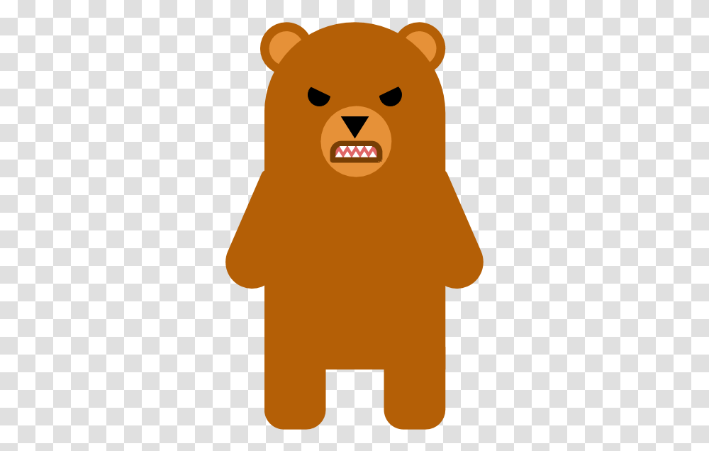 Download Hd Angry Teddy Bear Image Clip Art, Pac Man, Angry Birds Transparent Png