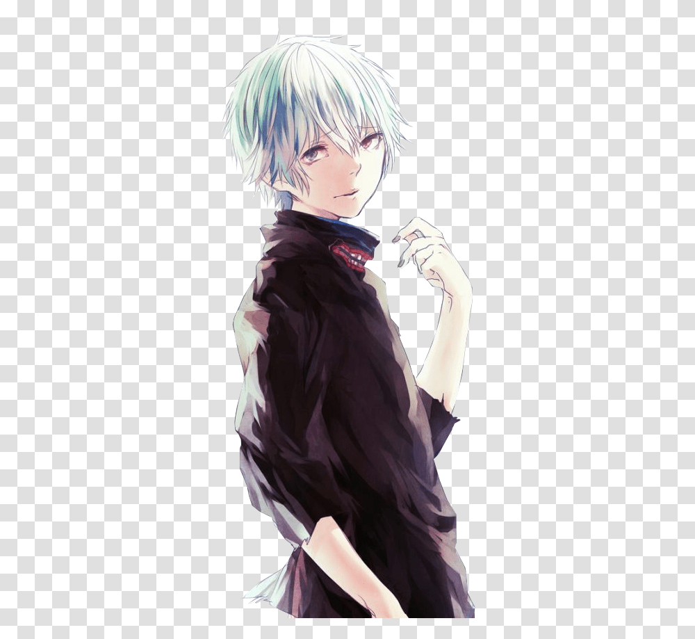 Download Hd Anime Boy Boy Render Anime Boy Anime Boy Background, Clothing, Person, Costume, Coat Transparent Png