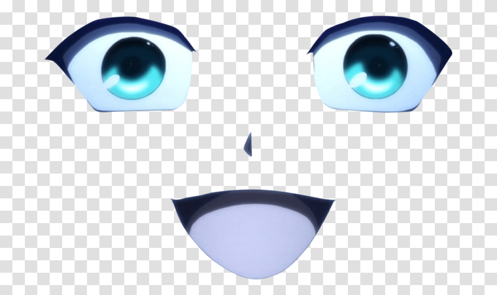 Download Hd Anime Eyes And Mouth Anime Eyes And Mouth, Lighting, Electronics, Security, Sphere Transparent Png