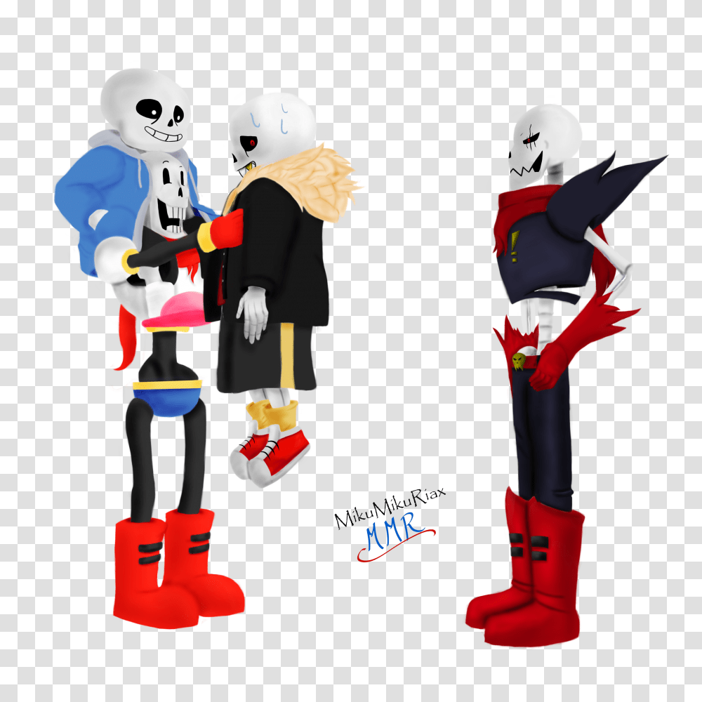 Download Hd Anime Undertale Papyrus Sans Cartoon Cartoon, Helmet, Clothing, Person, Costume Transparent Png