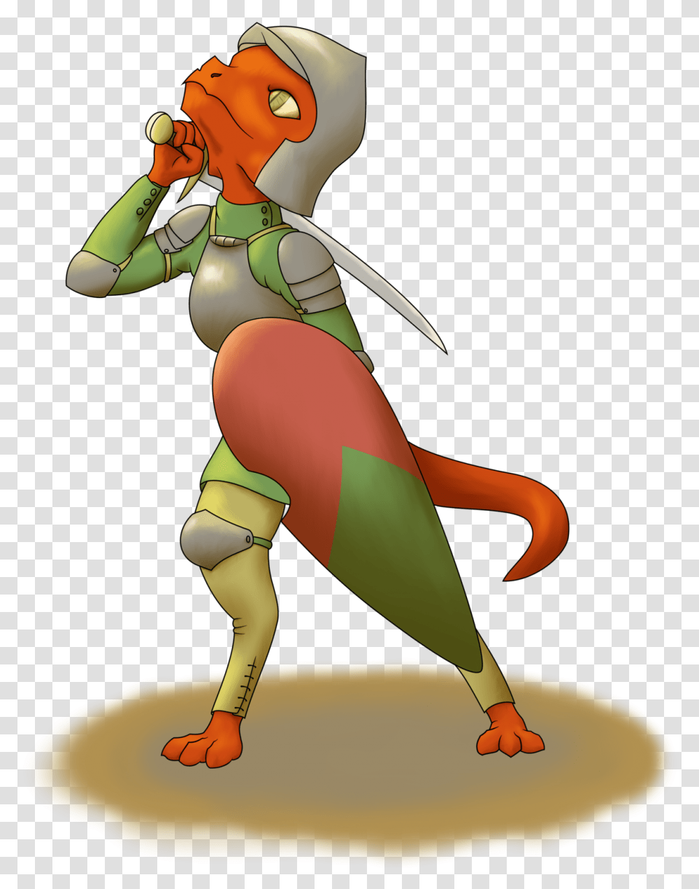 Download Hd Another Kobold Bravely Standing All Fancy Like Fictional Character, Toy, Weapon, Mammal, Animal Transparent Png