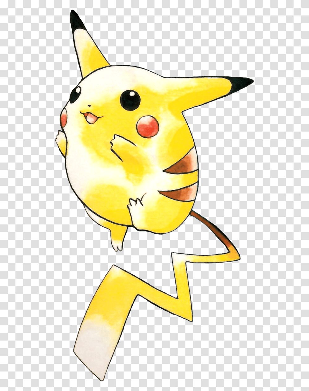 Download Hd Anyone Else Wish Pikachu Looked Like This Again Pikachu Red And Blue, Label, Text, Animal, Face Transparent Png