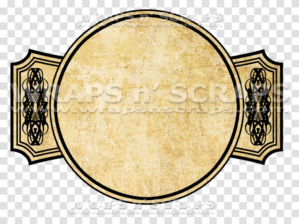 Download Hd Apothecary Labels Blank Apothecary Labels Circle, Gold, Advertisement, Rug, Poster Transparent Png