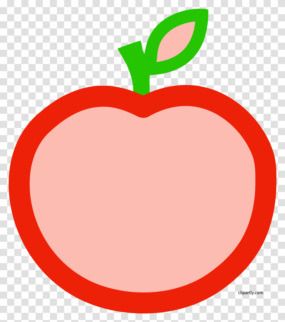 Download Hd Apple Color Outline Clipart Charing Cross London Underground, Plant, Food, Fruit, Produce Transparent Png