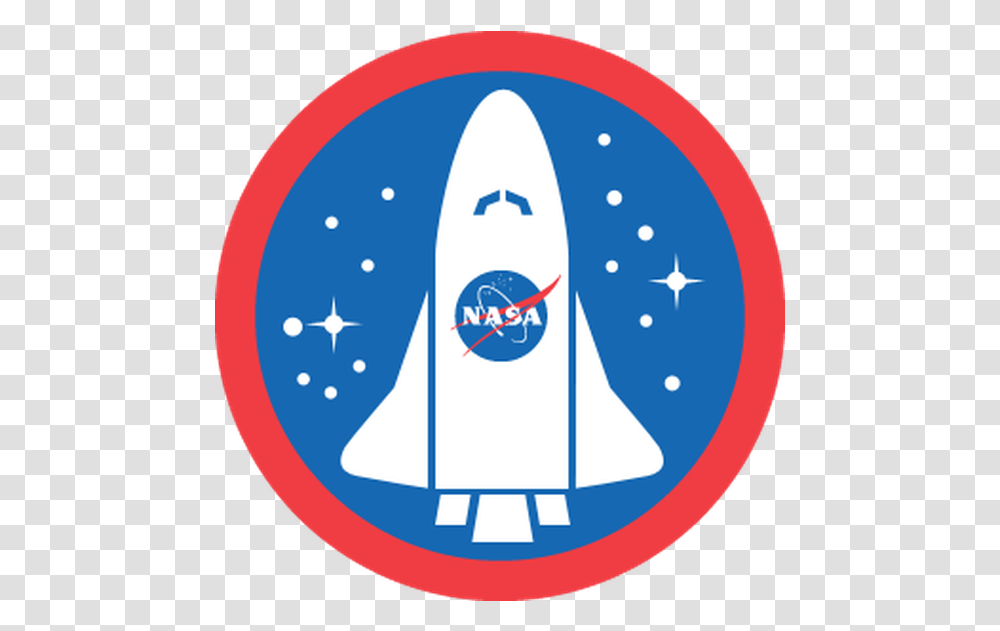 Download Hd Astronaut Clipart Nasa Kennedy Space Nasa Space Shuttle Logo, Label, Text, Outdoors, Symbol Transparent Png