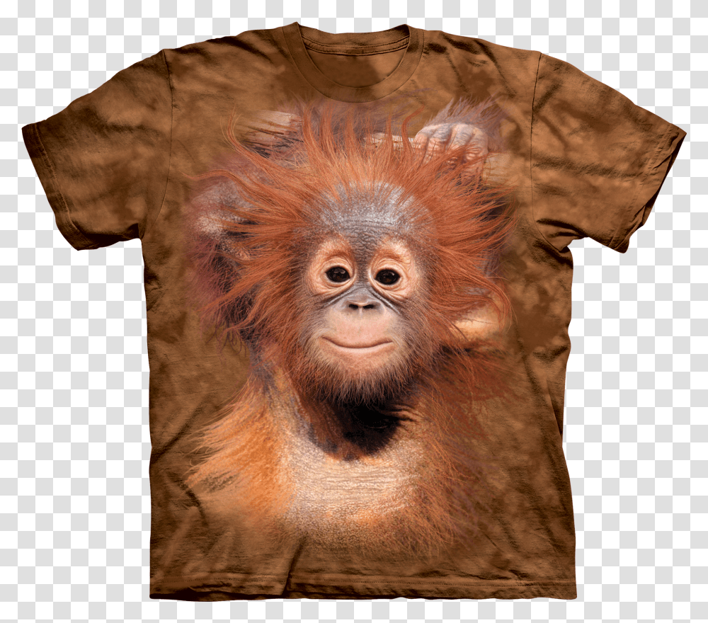 Download Hd Baby Orangutan Animal T Shirts Disney Animal Kingdom Lions T Shirts, Mammal, Wildlife, Clothing, Apparel Transparent Png